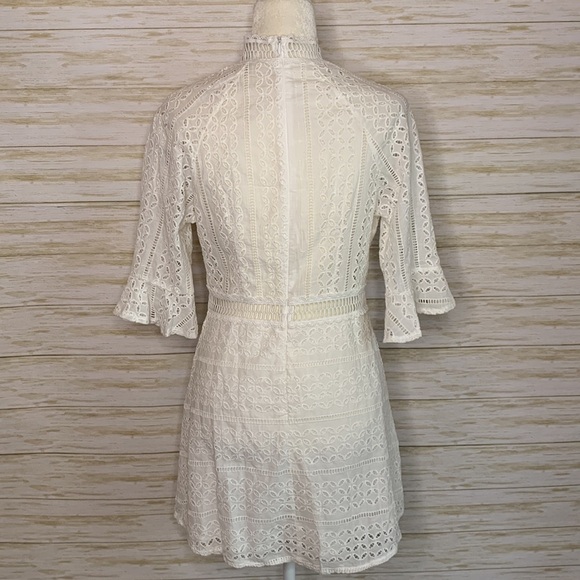 Here Comes The Sun White Eyelet Dress - Picture 4 of 11